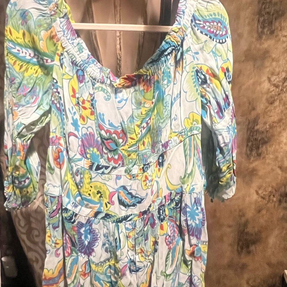 Maeve Frankie Off Shoulder Blouse Multicolor Floral